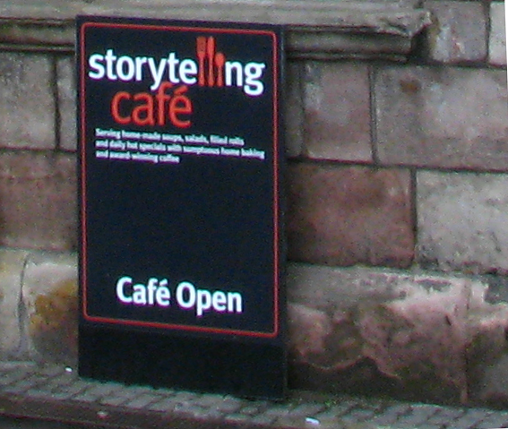 Stroytelling café open